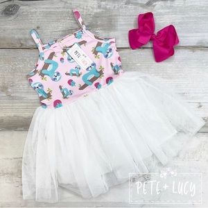 NWT Pete+Lucy Tulle Dress Summer Sloths